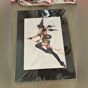 Bridget  Marquardt Olivia Pin Up Witch Print